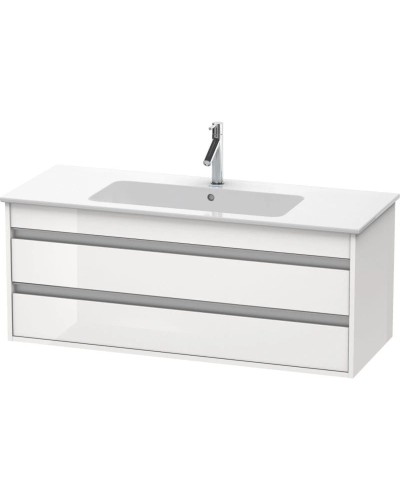 Тумба белый глянец 120 см Duravit Ketho KT643102222