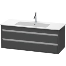 Тумба графит матовый 120 см Duravit Ketho KT643104949