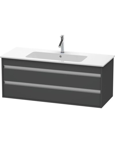 Тумба графит матовый 120 см Duravit Ketho KT643104949