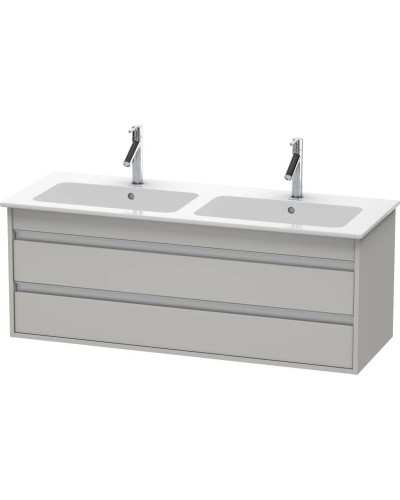 Тумба бетонно-серый матовый 127 см Duravit Ketho KT643200707