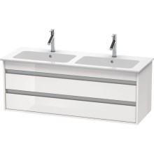 Тумба белый глянец 127 см Duravit Ketho KT643202222