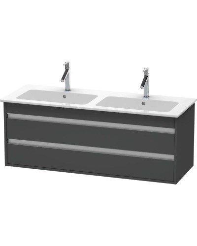 Тумба графит матовый 127 см Duravit Ketho KT643204949