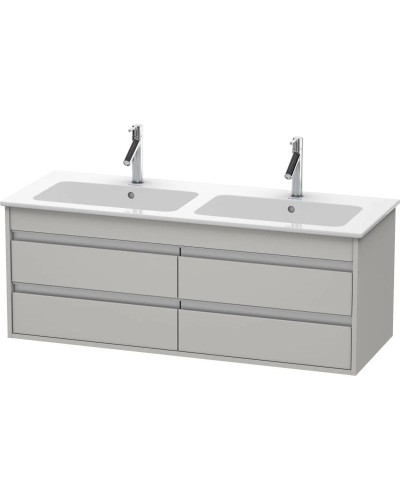 Тумба бетонно-серый матовый 127 см Duravit Ketho KT643300707
