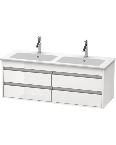 Тумба белый глянец 127 см Duravit Ketho KT643302222