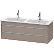 Тумба базальт матовый 127 см Duravit Ketho KT643304343