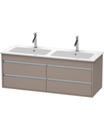 Тумба базальт матовый 127 см Duravit Ketho KT643304343