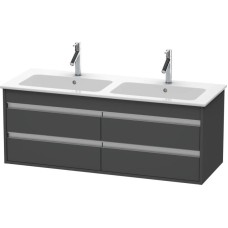 Тумба графит матовый 127 см Duravit Ketho KT643304949