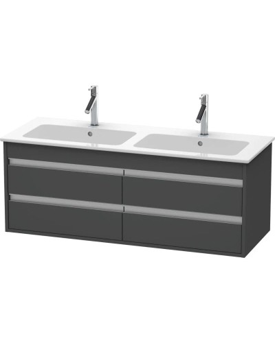 Тумба графит матовый 127 см Duravit Ketho KT643304949