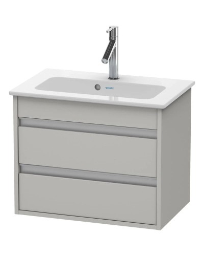 Тумба бетонно-серый матовый 60 см Duravit Ketho KT645200707