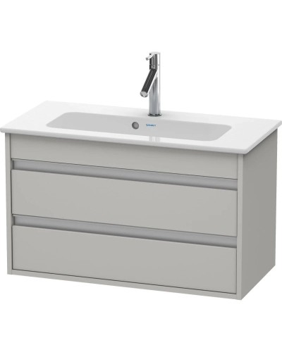 Тумба бетонно-серый матовый 80 см Duravit Ketho KT645300707