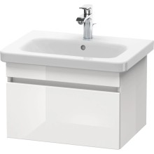Тумба белый глянец 58 см Duravit DuraStyle DS638002222