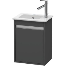 Тумба графит матовый 40 см Duravit Ketho KT6417L4949