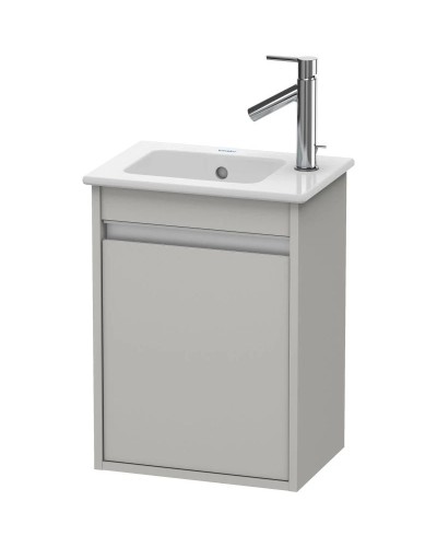 Тумба бетонно-серый матовый 40 см Duravit Ketho KT6417L0707