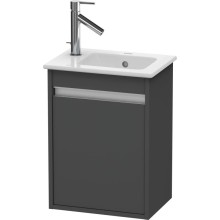 Тумба графит матовый 40 см Duravit Ketho KT6417R4949