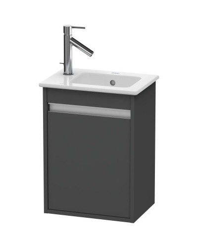 Тумба графит матовый 40 см Duravit Ketho KT6417R4949