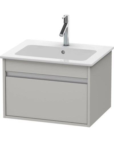 Тумба бетонно-серый матовый 60 см Duravit Ketho KT641800707