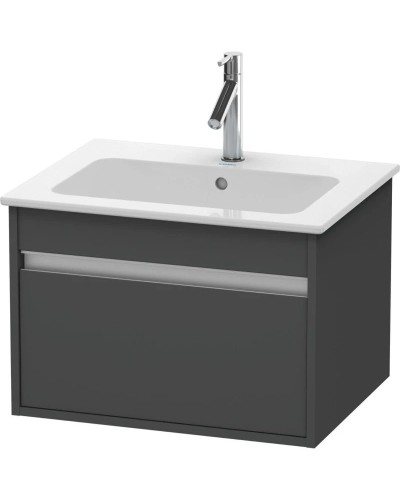 Тумба графит матовый 60 см Duravit Ketho KT641804949