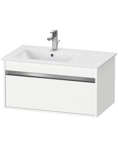 Тумба белый матовый 80 см Duravit Ketho KT641901818
