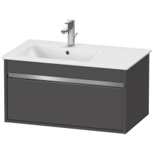 Тумба графит матовый 80 см Duravit Ketho KT641904949