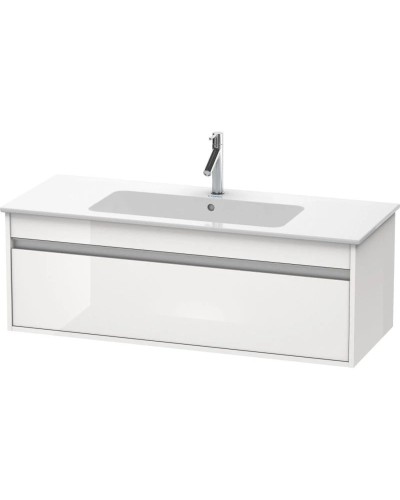 Тумба белый глянец 120 см Duravit Ketho KT642102222