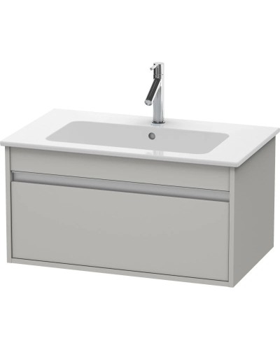 Тумба бетонно-серый матовый 80 см Duravit Ketho KT641900707