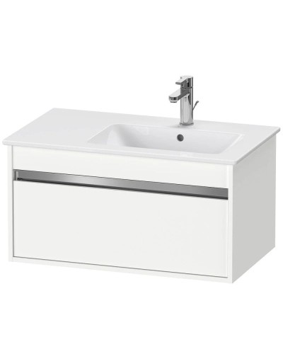 Тумба белый матовый 80 см Duravit Ketho KT641901818