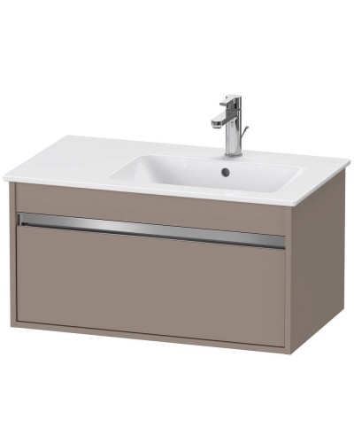 Тумба базальт матовый 80 см Duravit Ketho KT641904343