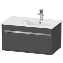 Тумба графит матовый 80 см Duravit Ketho KT641904949