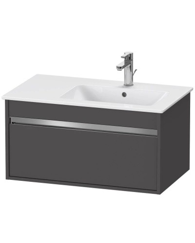 Тумба графит матовый 80 см Duravit Ketho KT641904949