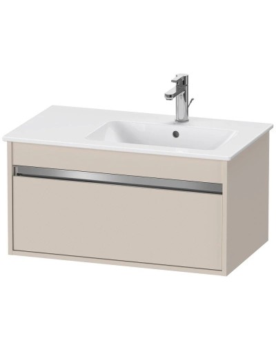 Тумба тауп матовый 80 см Duravit Ketho KT641909191