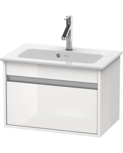 Тумба белый глянец 60 см Duravit Ketho KT642202222