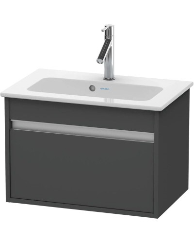 Тумба графит матовый 60 см Duravit Ketho KT642204949