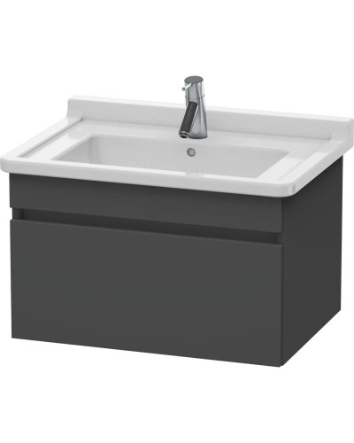 Тумба графит матовый 65 см Duravit DuraStyle DS638704949