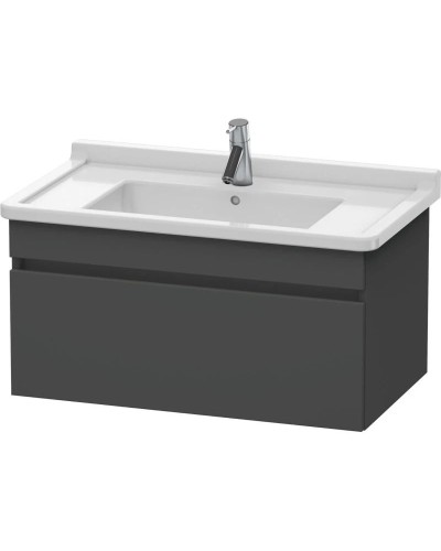 Тумба графит матовый 80 см Duravit DuraStyle DS638804949