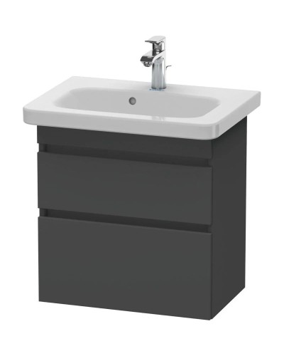 Тумба графит матовый 58 см Duravit DuraStyle DS647904949