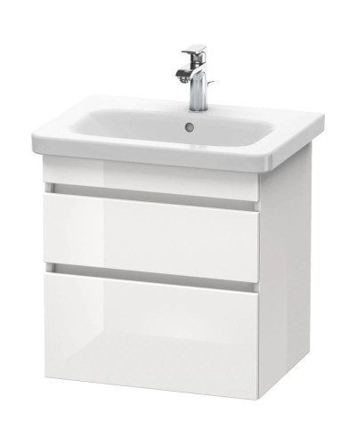 Тумба белый глянец 58 см Duravit DuraStyle DS648002222