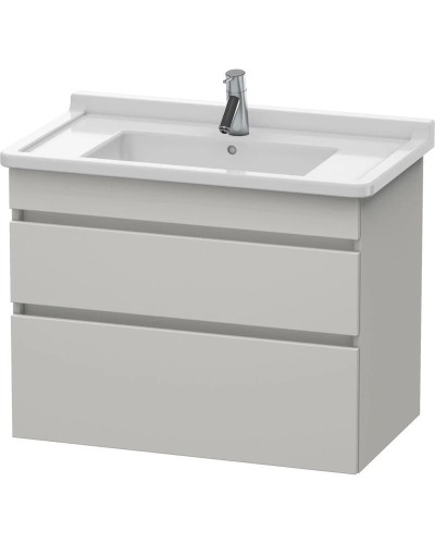 Тумба бетонно-серый матовый 80 см Duravit DuraStyle DS648800707
