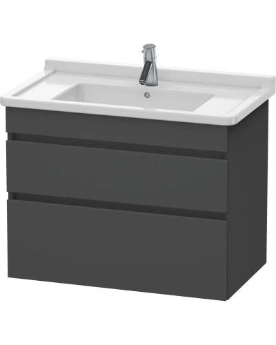 Тумба графит матовый 80 см Duravit DuraStyle DS648804949