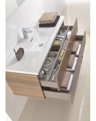 Тумба под раковину Jacob Delafon Vox 120 EB2071-R1-N18 подвесная Белая