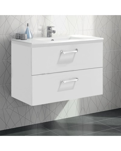 Тумба под раковину Jacob Delafon Vox 80 EB2078-R1-N18 подвесная Белая