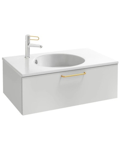 Тумба белый глянец 80 см Jacob Delafon Odeon Rive Gauche EB2515-R8-G1C