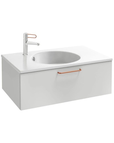 Тумба белый матовый 80 см Jacob Delafon Odeon Rive Gauche EB2515-R7-M49