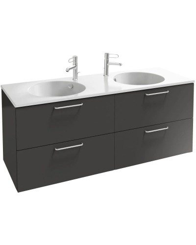 Тумба серый антрацит 140 см Jacob Delafon Odeon Rive Gauche EB2526-R5-N14