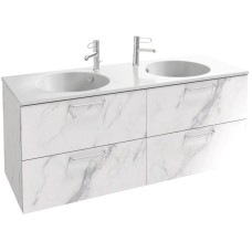 Тумба белый мрамор 140 см Jacob Delafon Odeon Rive Gauche EB2526-R5-NR4