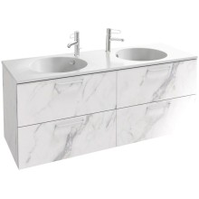 Тумба белый мрамор 140 см Jacob Delafon Odeon Rive Gauche EB2526-R6-NR4