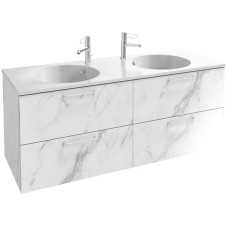 Тумба белый мрамор 140 см Jacob Delafon Odeon Rive Gauche EB2526-R6-NR4