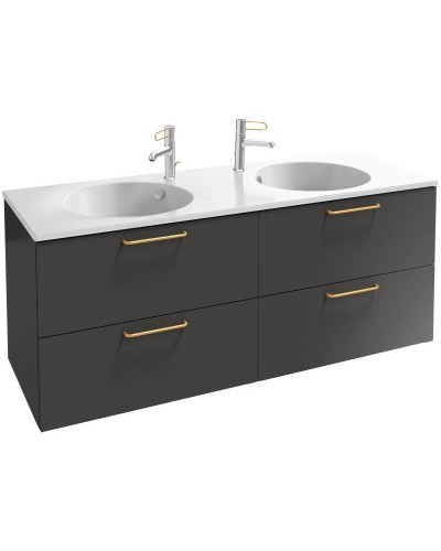 Тумба серый антрацит 140 см Jacob Delafon Odeon Rive Gauche EB2526-R8-N14