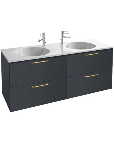 Тумба серый антрацит матовый 140 см Jacob Delafon Odeon Rive Gauche EB2526-R8-M53