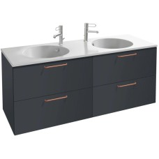 Тумба серый антрацит матовый 140 см Jacob Delafon Odeon Rive Gauche EB2526-R7-M53