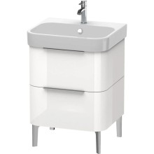 Тумба белый глянец 57,5 см Duravit Happy D.2 H2637102222